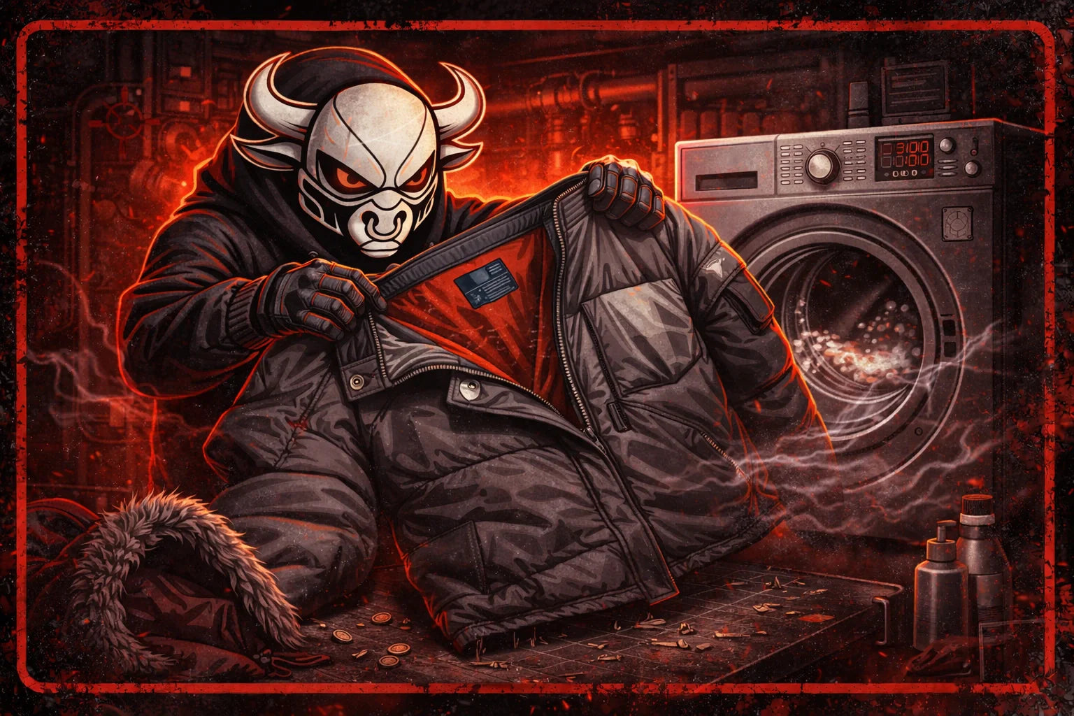 Jak prać kurtkę w pralce