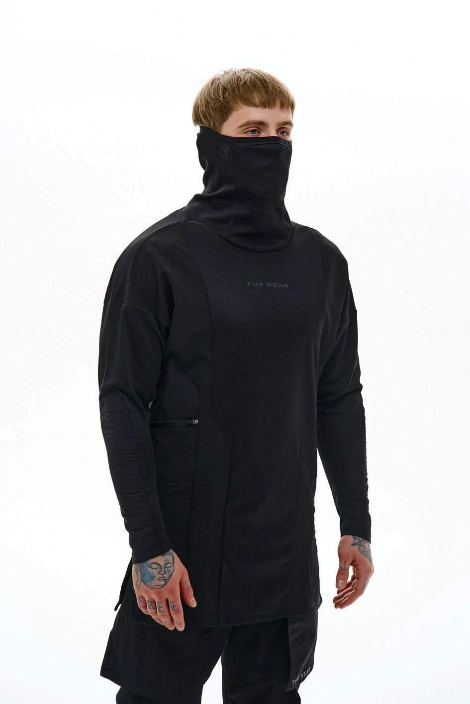 Longsleeve mit Buff „Smoke“