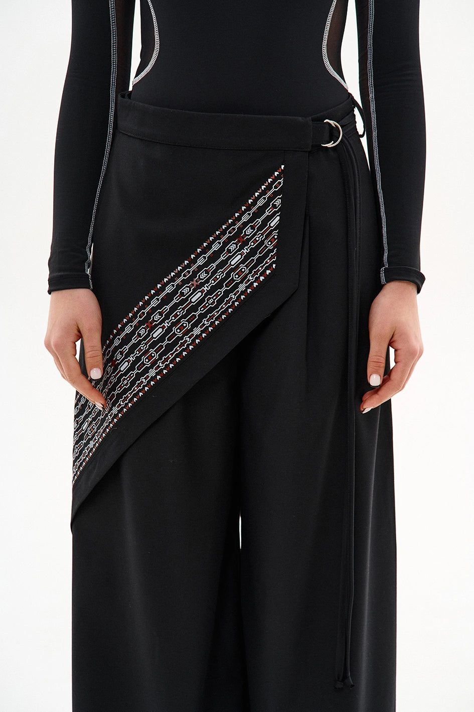 Printed overlay belt “Koe”