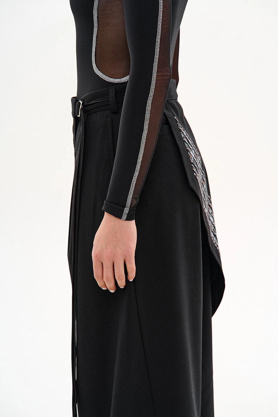 Printed overlay belt “Koe”