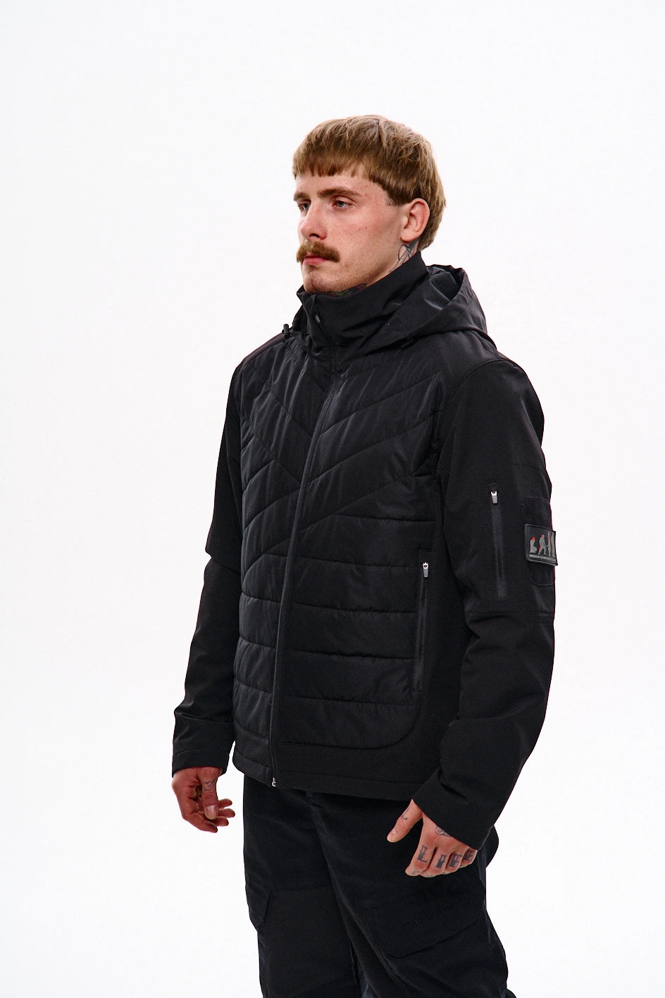Mid-season jacket with microfleece "Warrior"