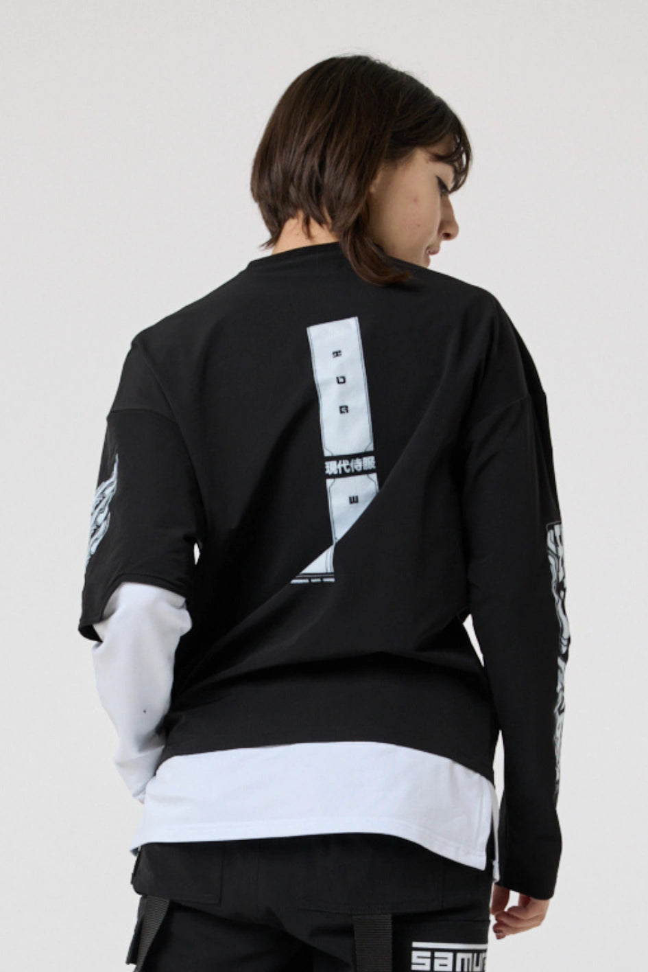 Longsleeve z nadrukami „Takesha 2.0”