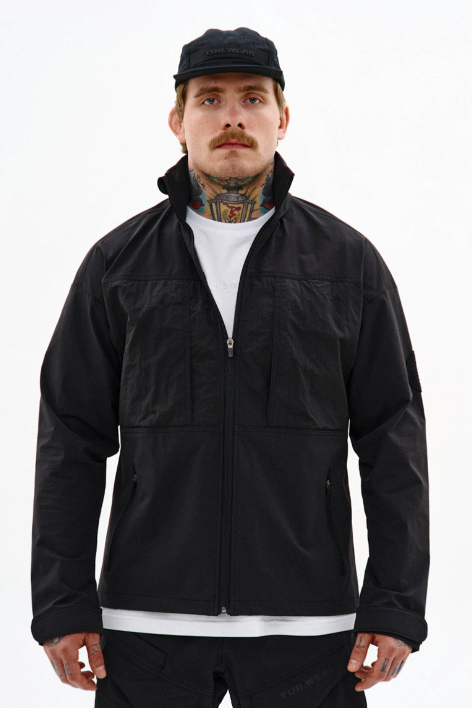 Nylonhemd mit aufgesetzten Taschen "Warrior"