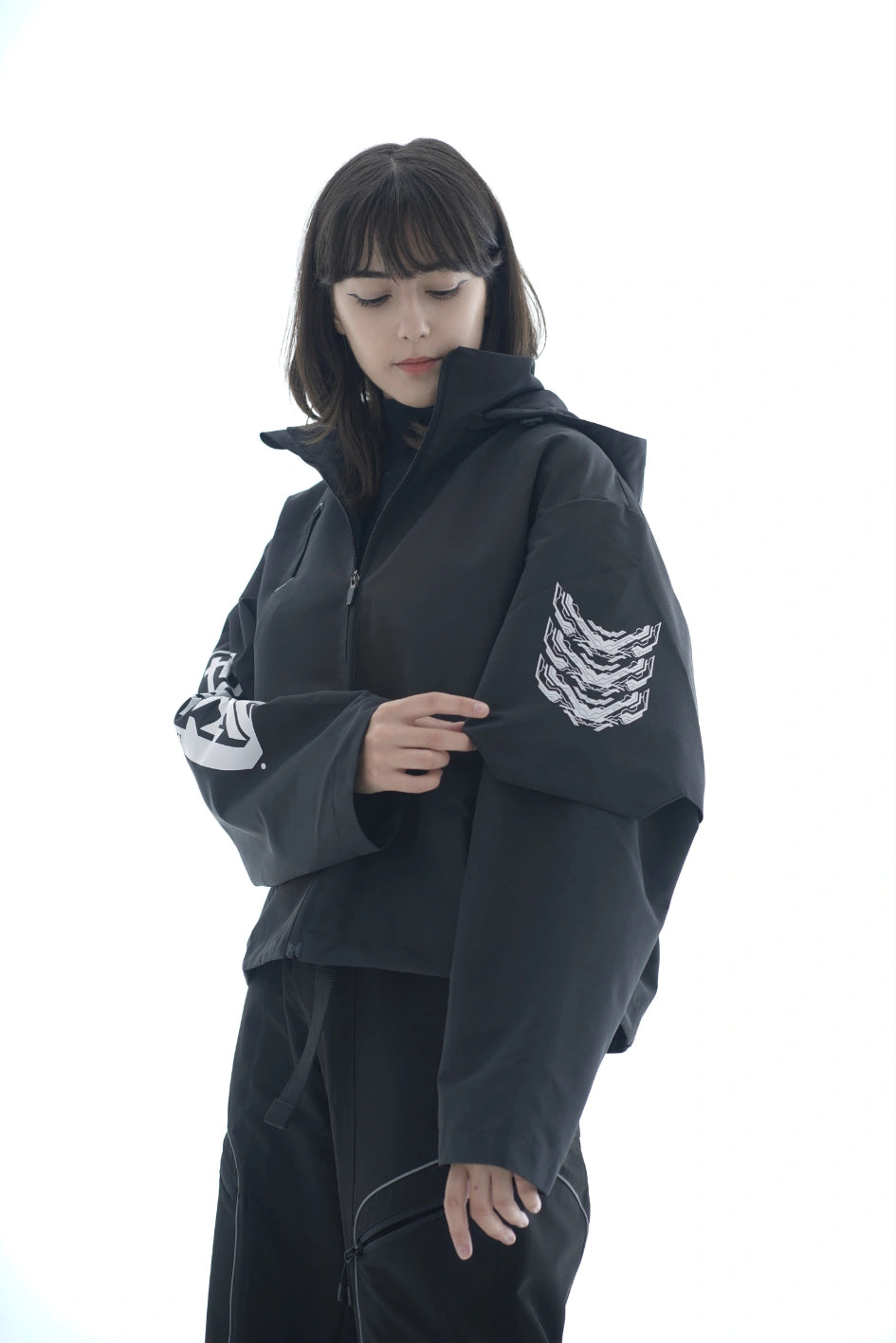 Windjacke im Cyberpunk-Stil "Argent"