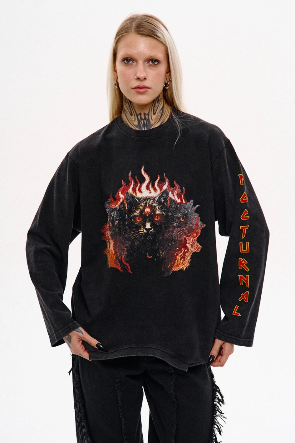 Longsleeve NCTRNL „Metal Cat”