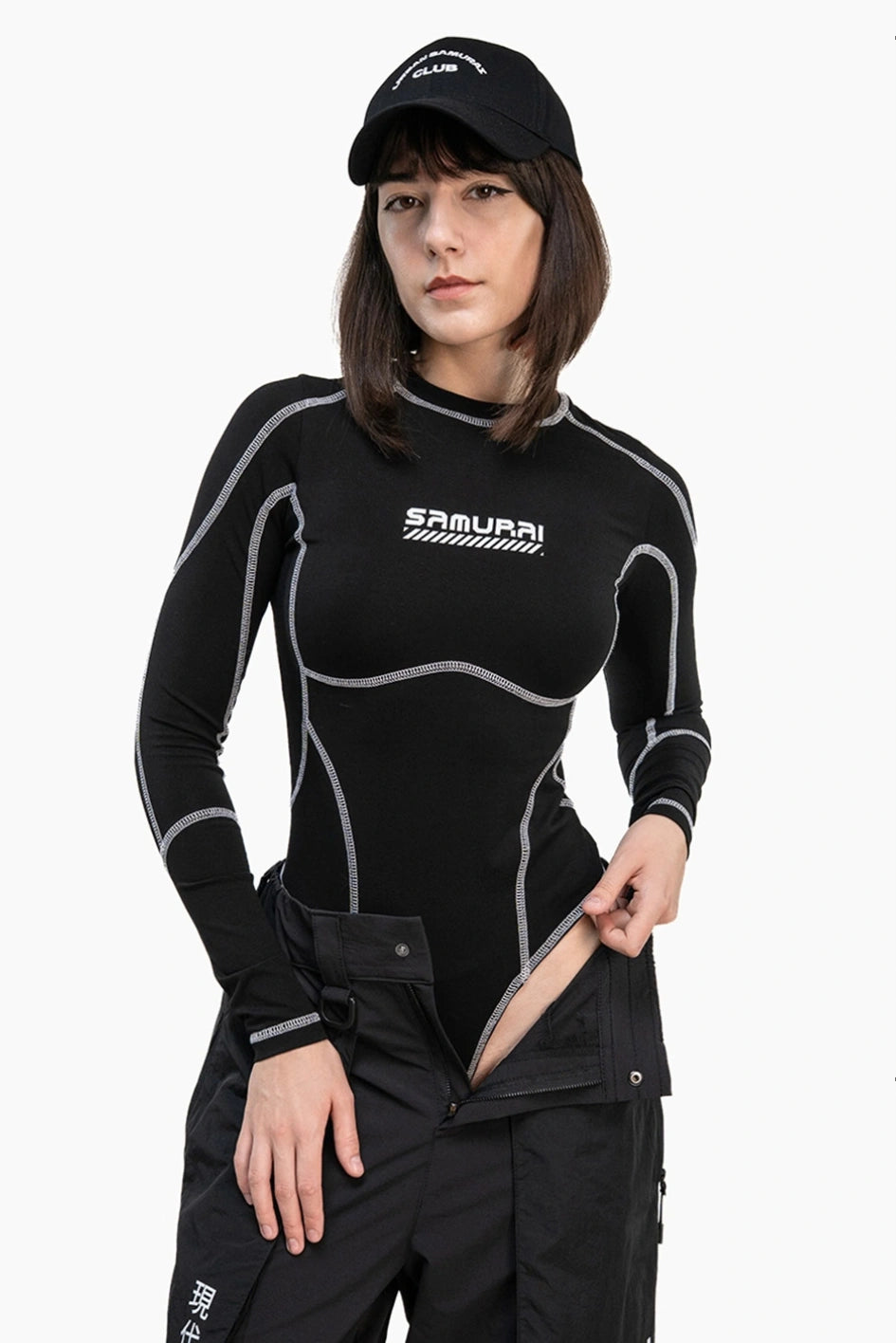 Printed jersey bodysuit "Skorpion"