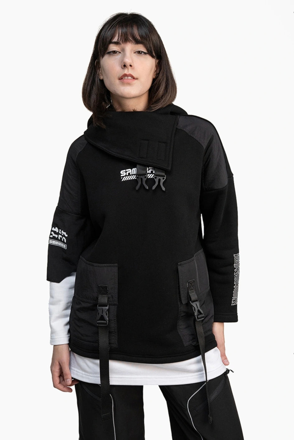 Women's oversized printed hoodie "Motaro 2.0"