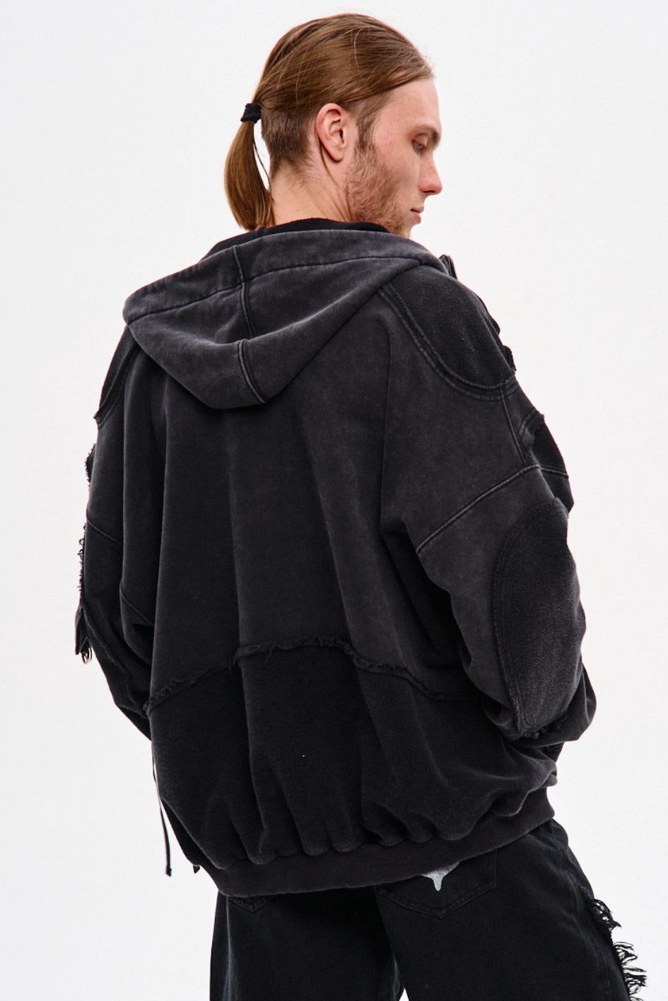 Męska bluza na zamek NCTRNL o kroju oversize „Stillstone”