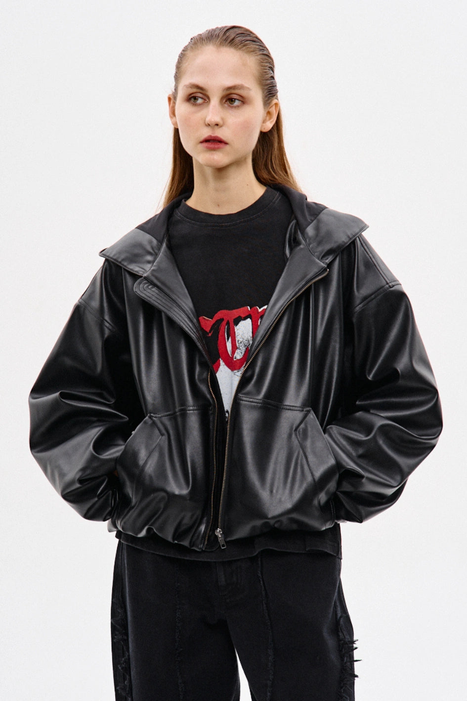 Oversized-Bomberjacke NCTRNL „Bowl”