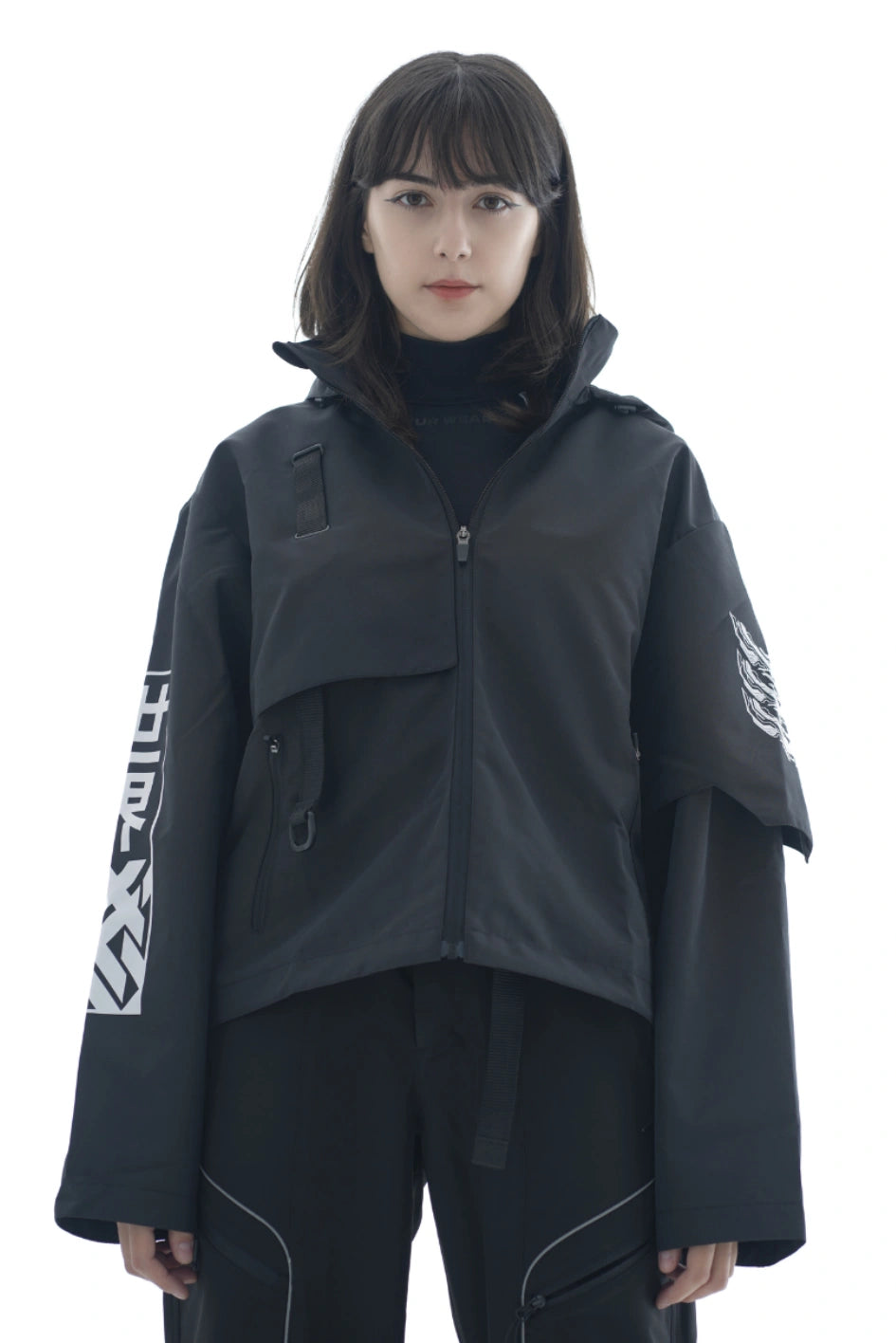 Windjacke im Cyberpunk-Stil "Argent"