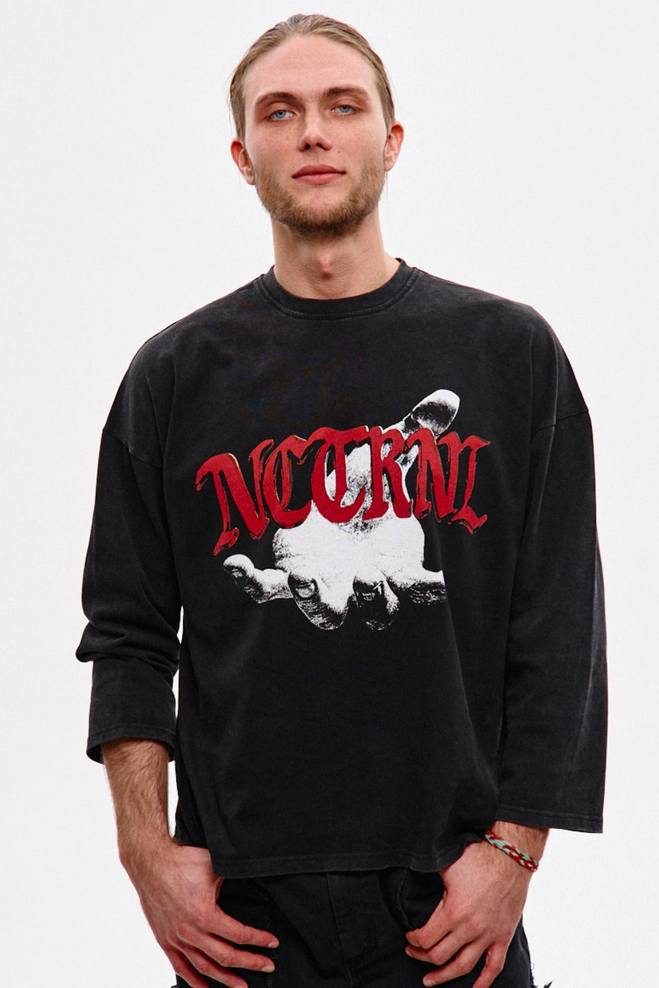 Męski longsleeve NCTRNL „Hand”