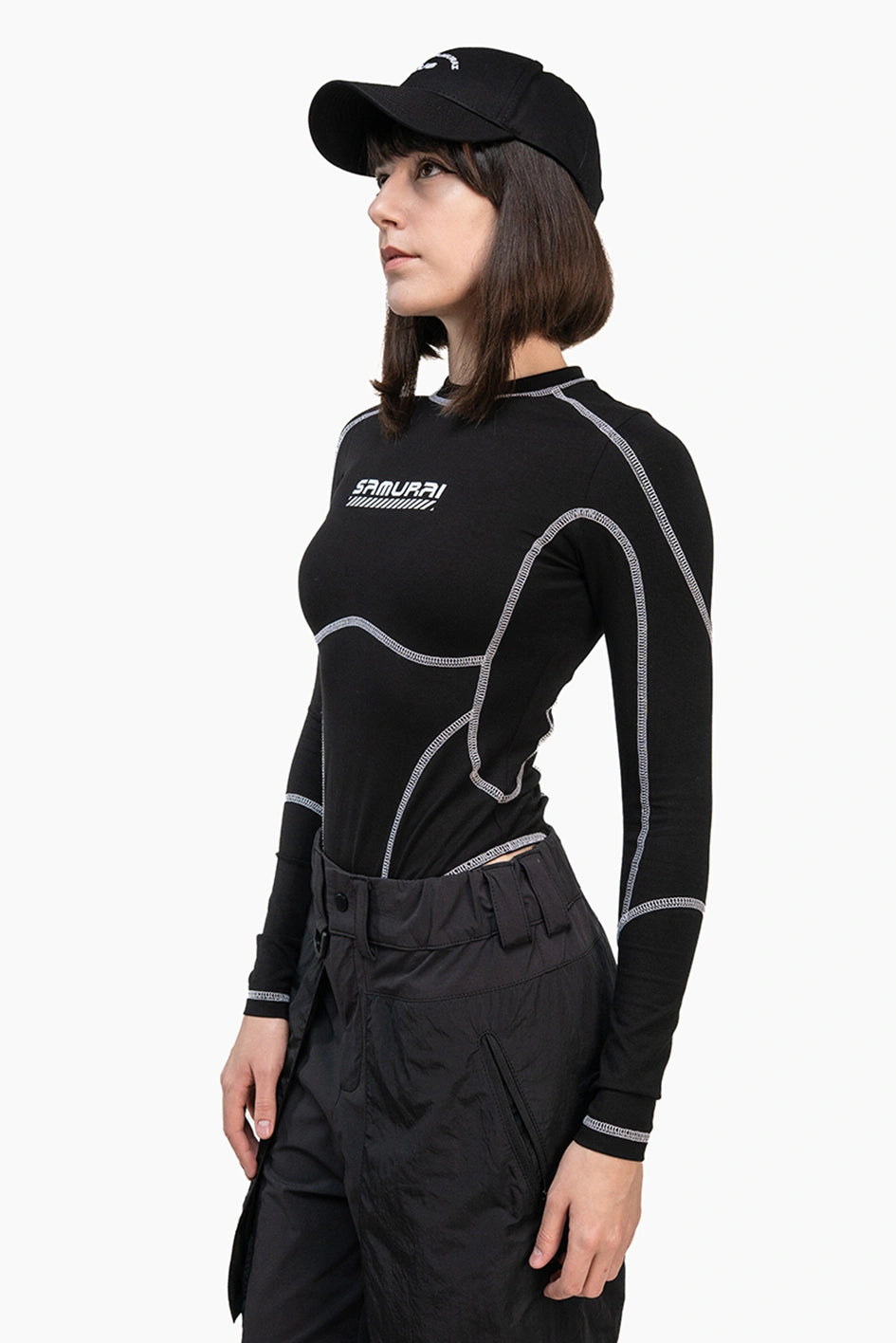 Printed jersey bodysuit "Skorpion"