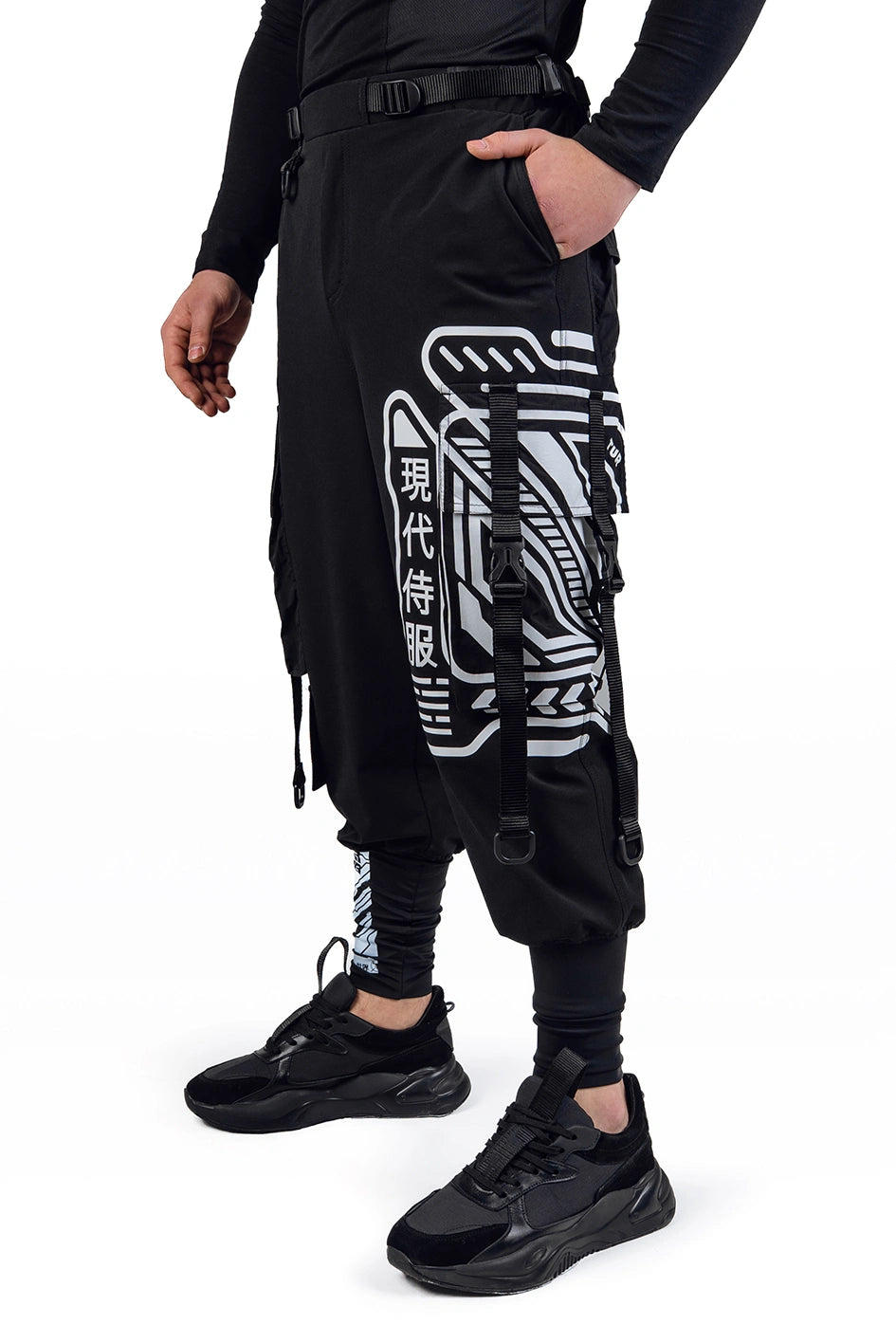 Hosen mit Prints „Yoshida”